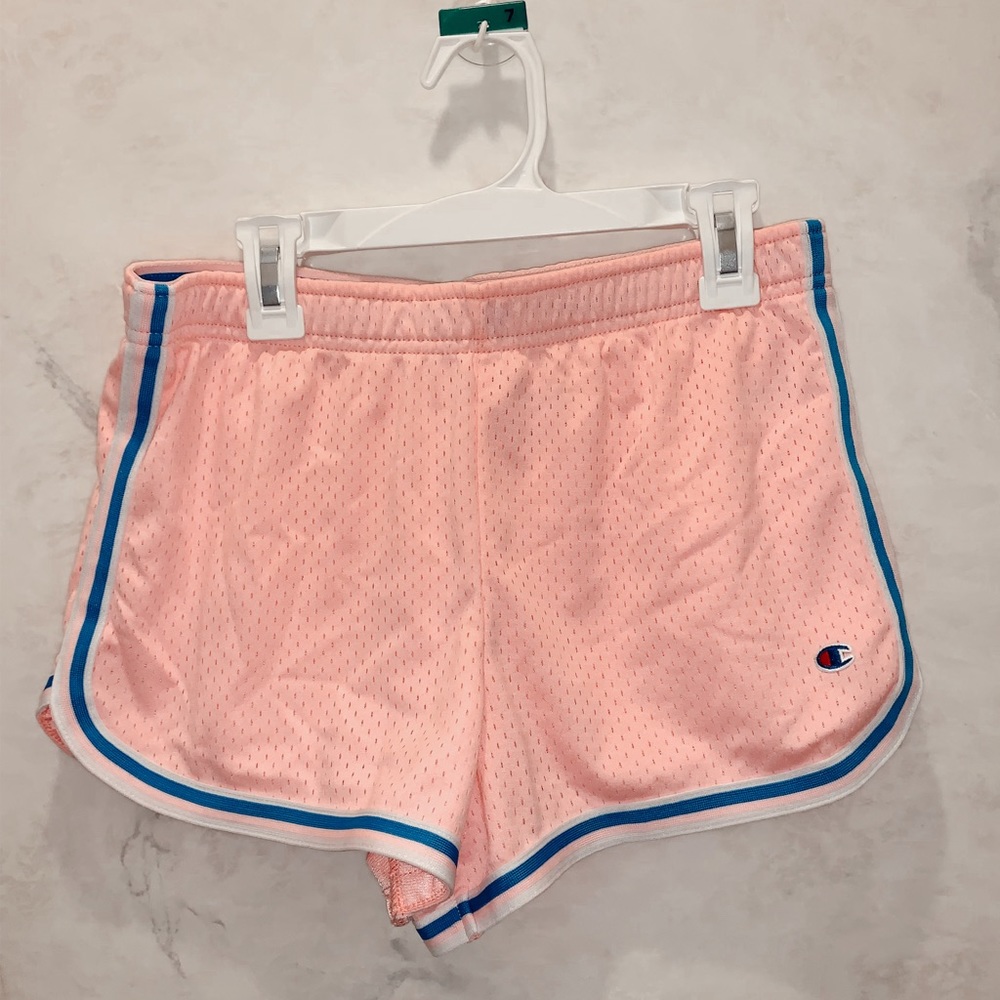 pink champion shorts